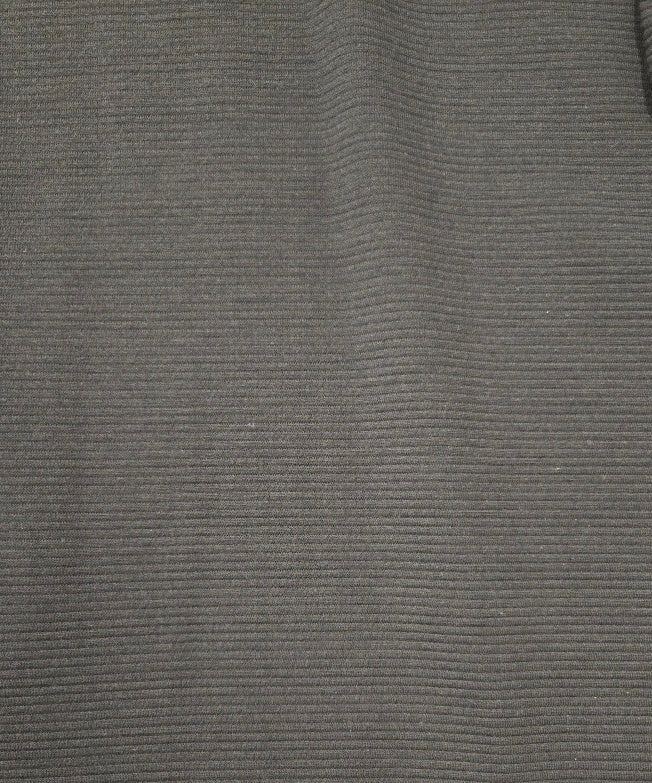 High low Black Dress ribbed Ponti