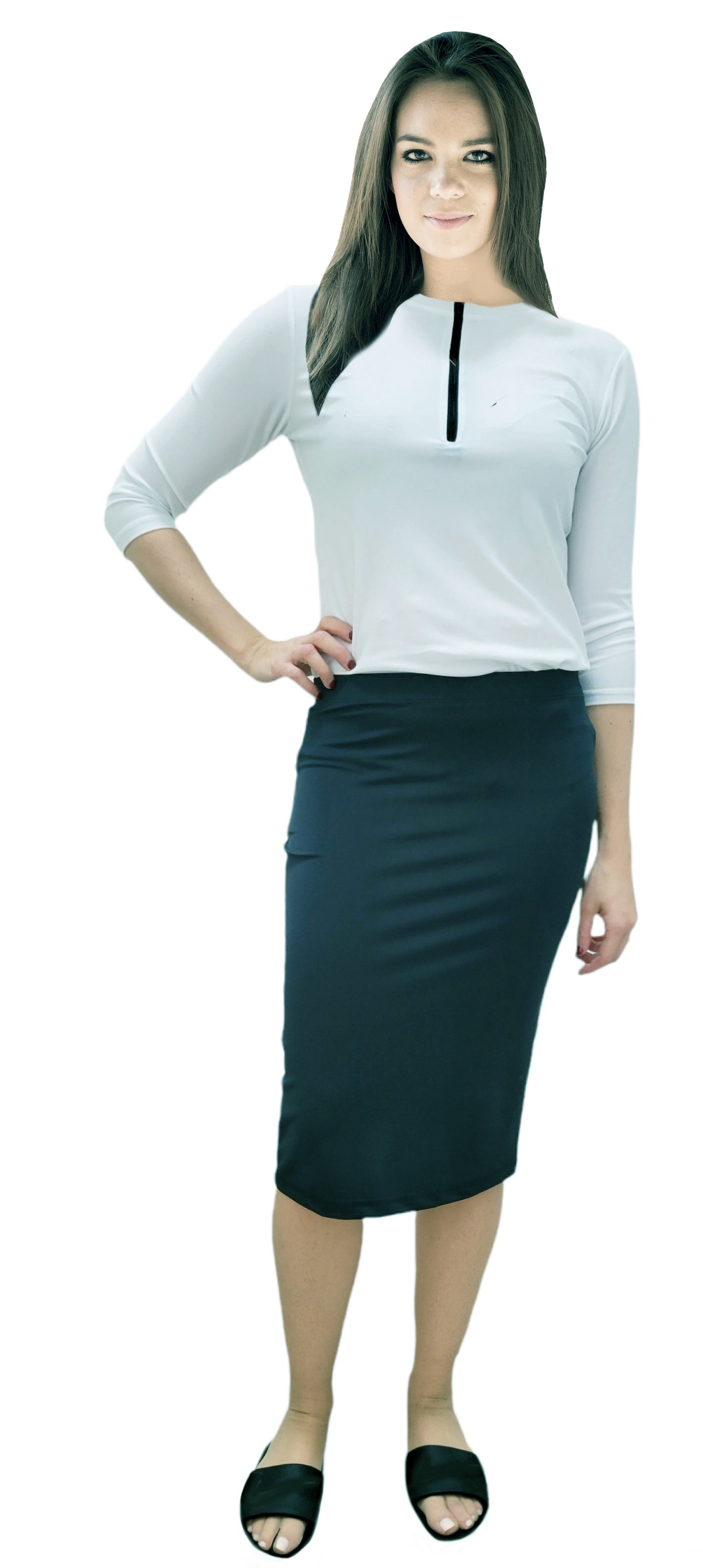 Swimwear Skirt Dark Grey