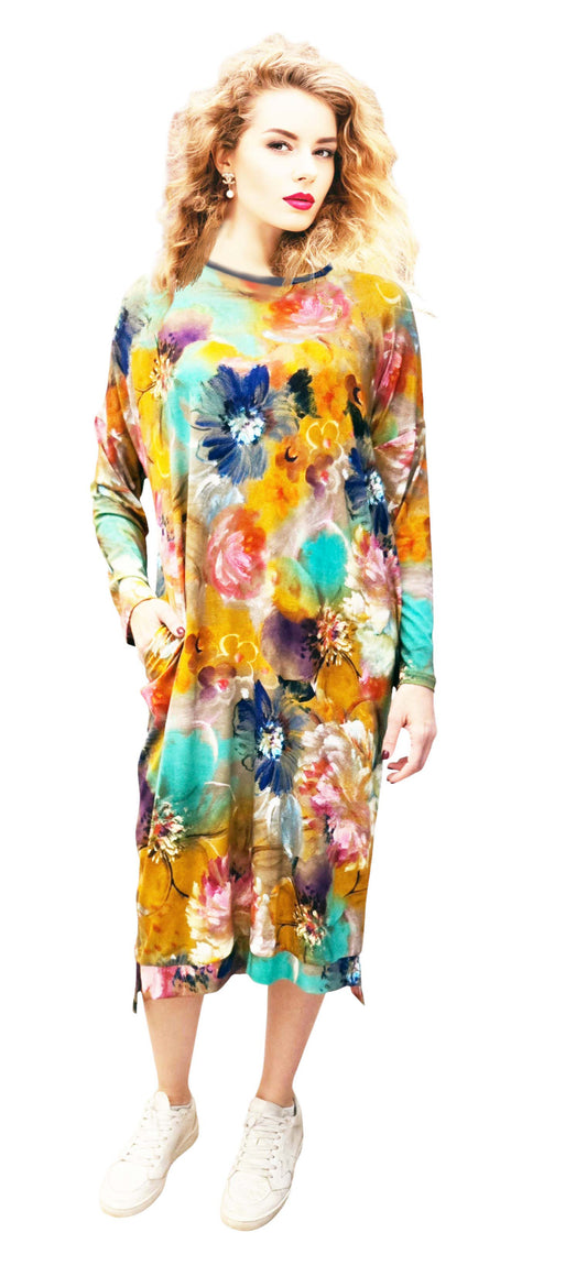 High Low Floral Dress