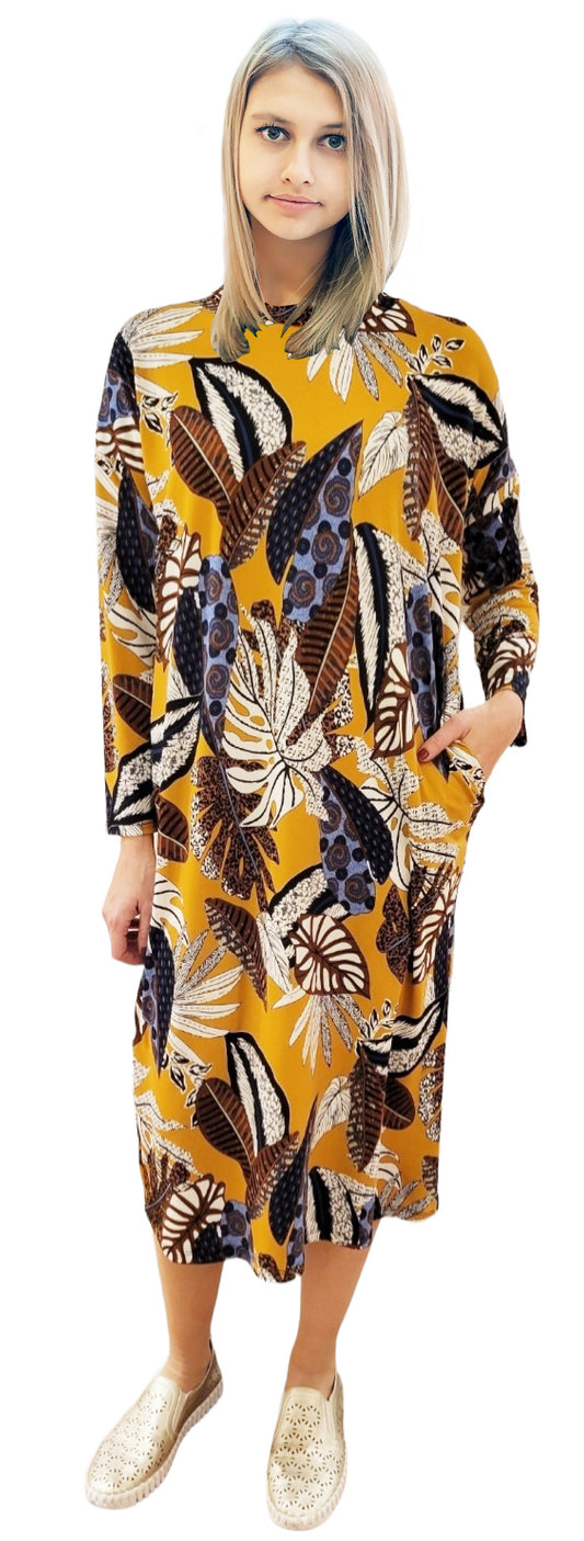 Long Tropical  Dress