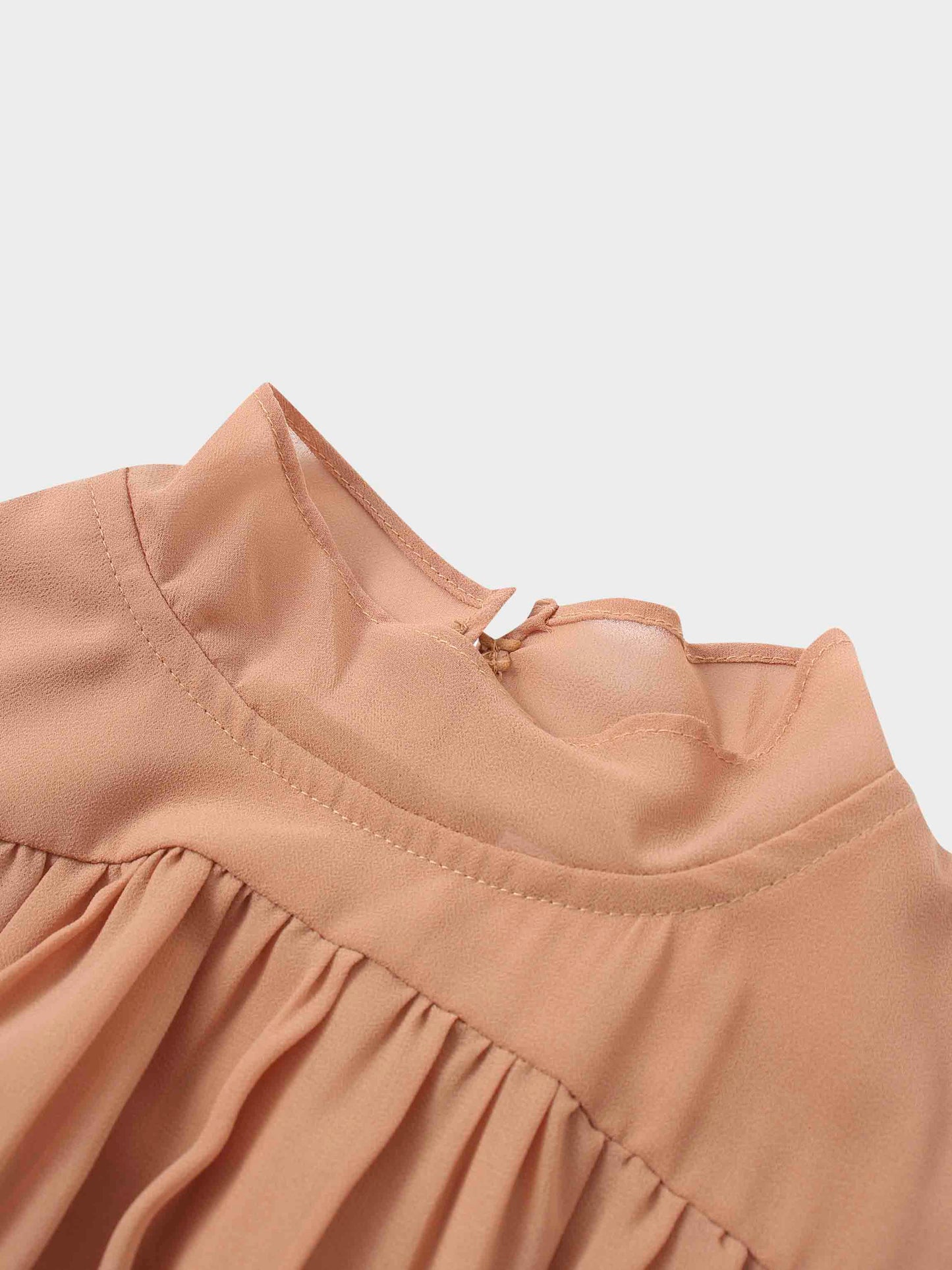 Asymmetrical Bottom Belted Dress-Mocha