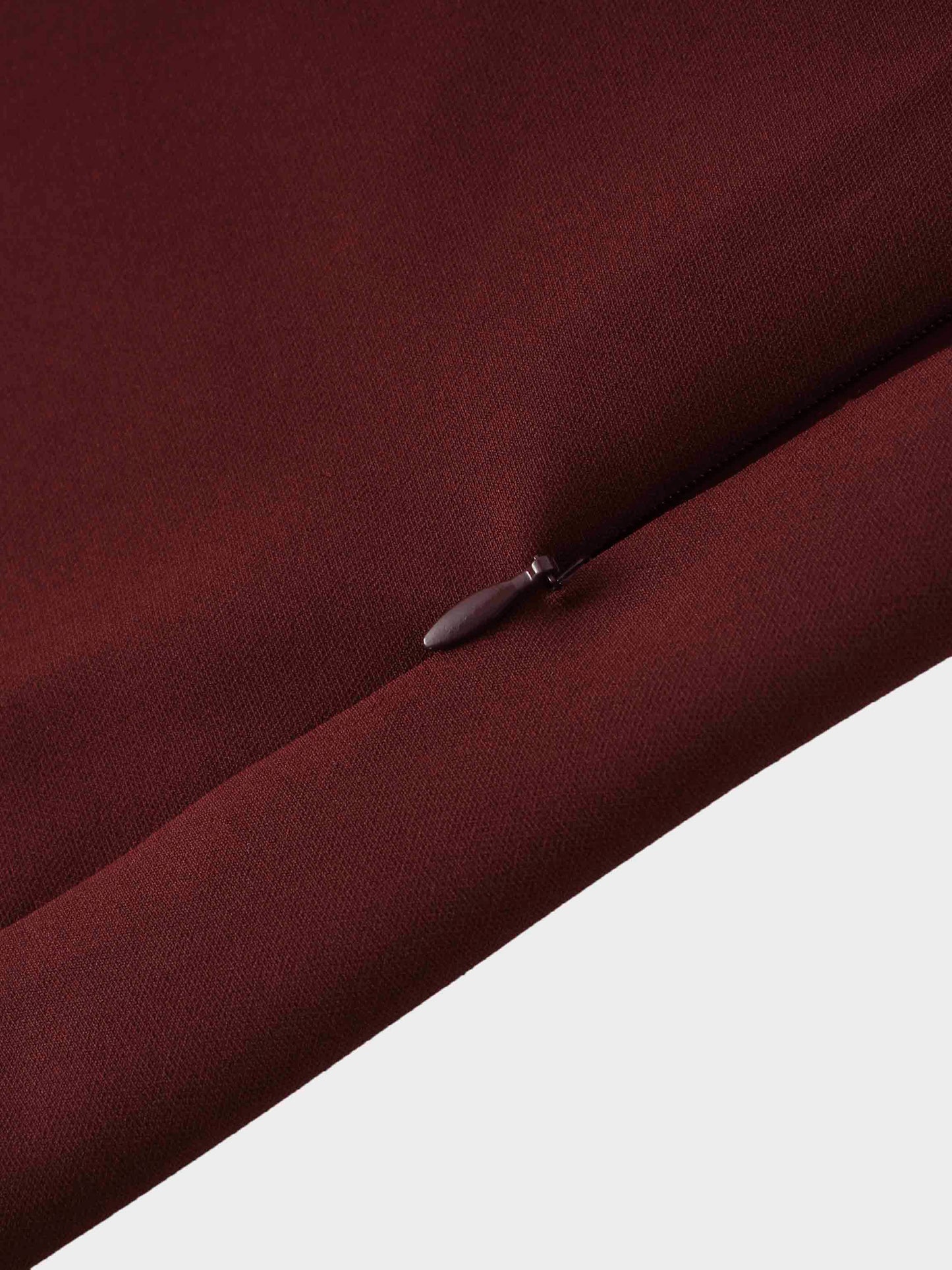 Side Ruffle Skirt-Burgundy