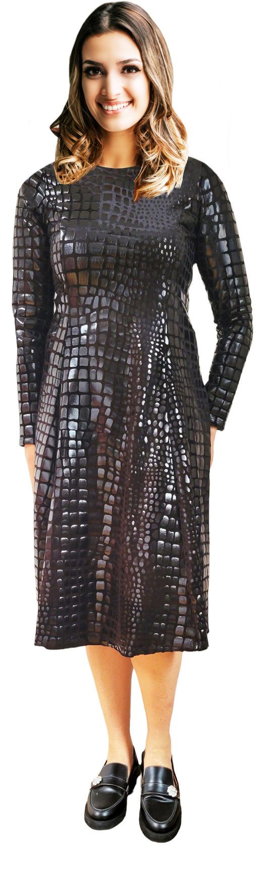Snake Flowy Dress