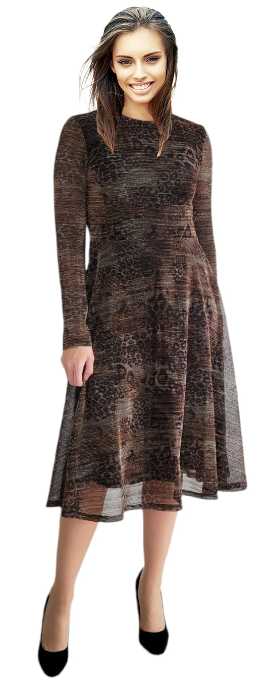 FIT AND FLAIR EVENING DRESS
