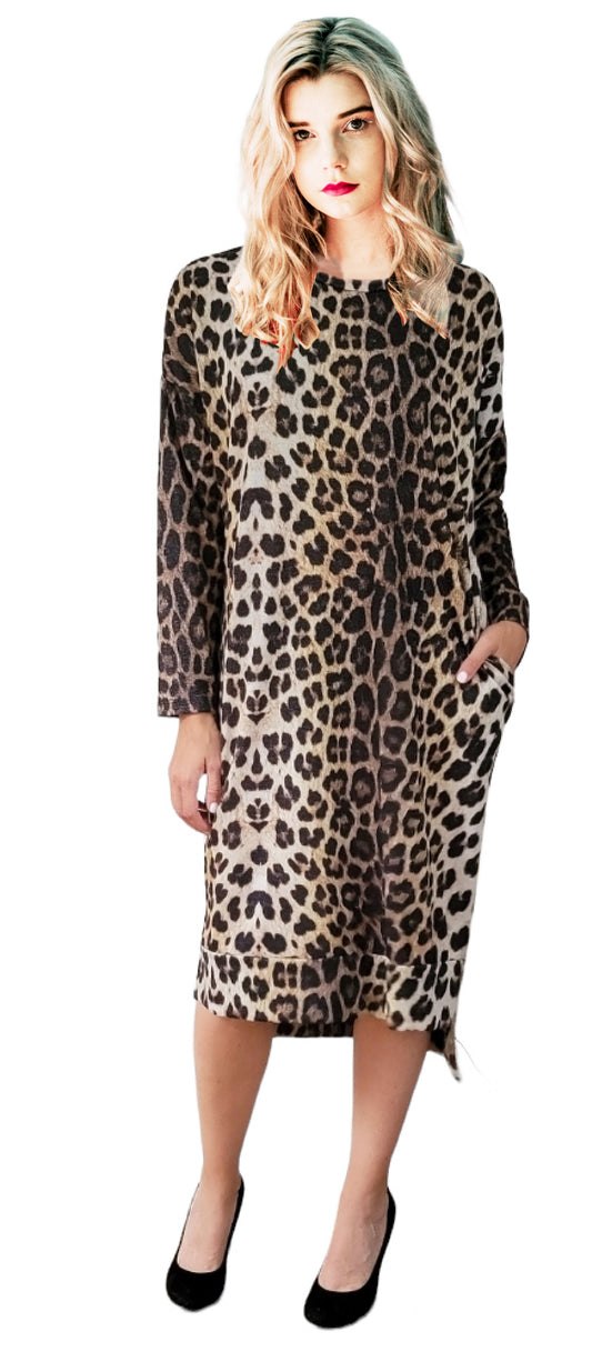 Fancy Tunic High Low animal print