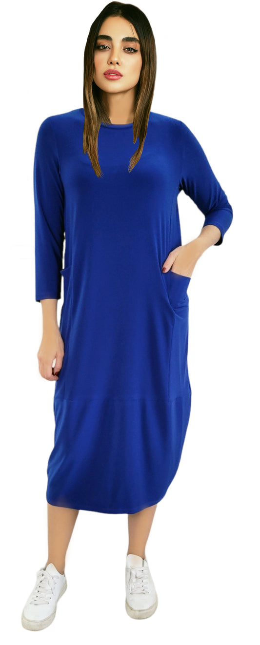 Knit Dress Royal